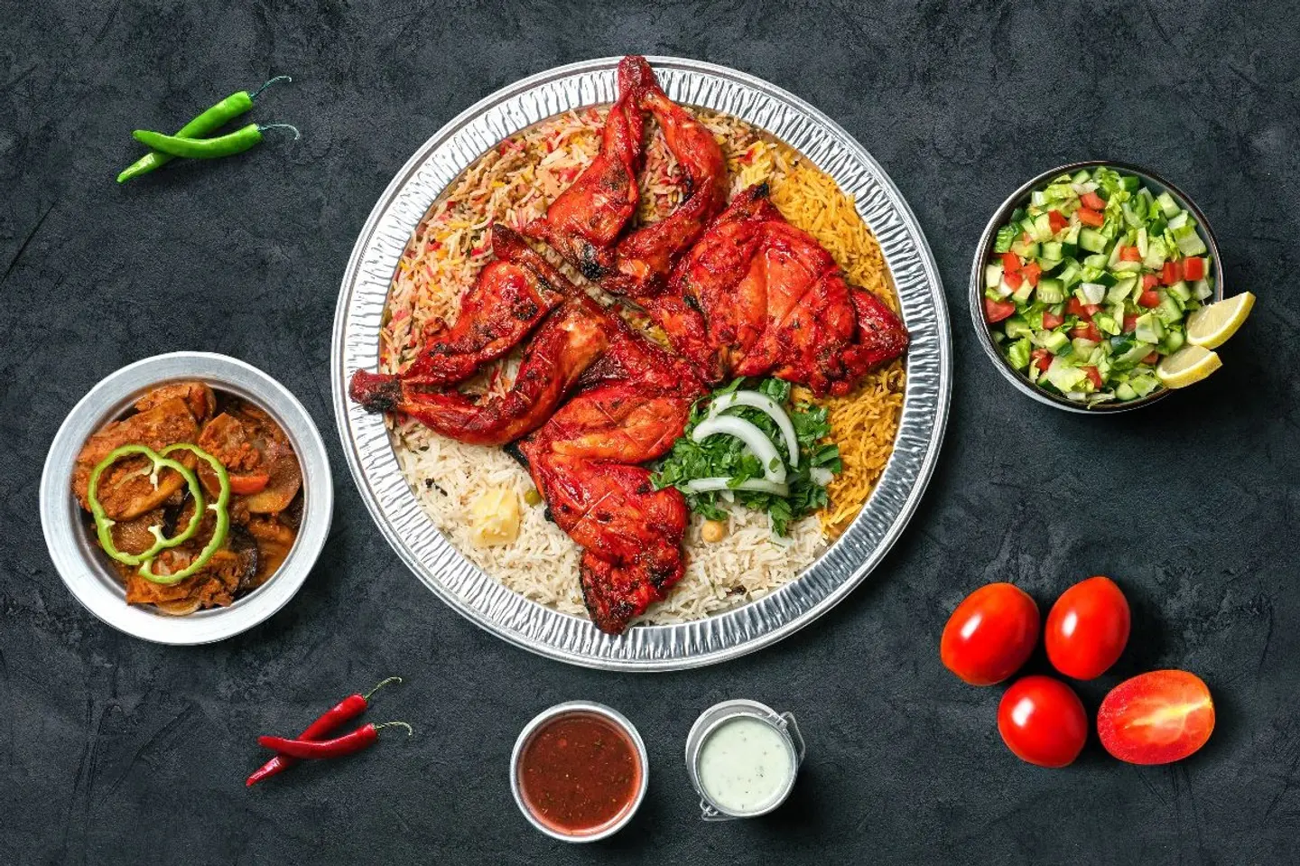 لمه دجاجه بخاري
