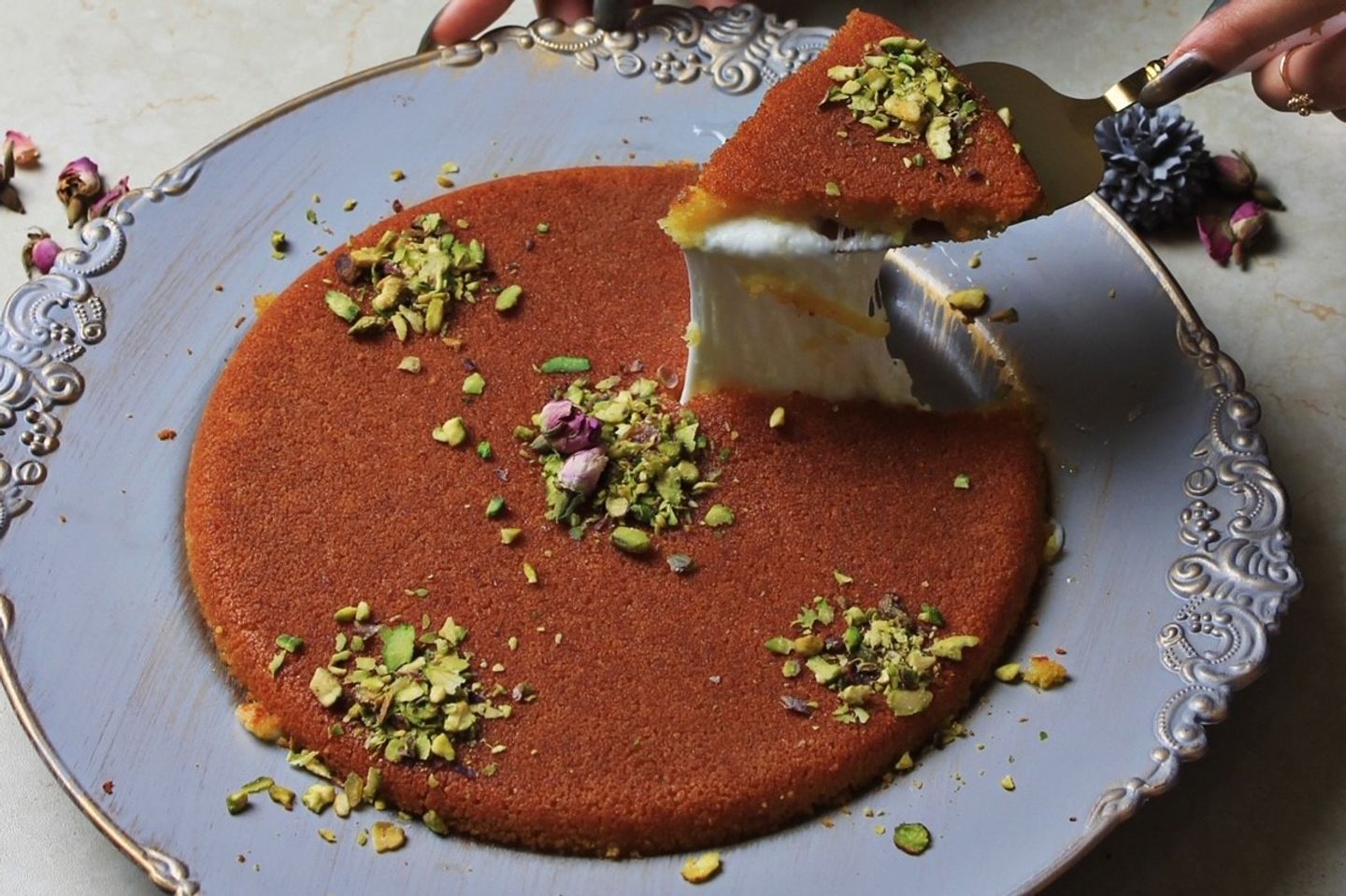 كنافة ناعمة نابلسية بالجبنة