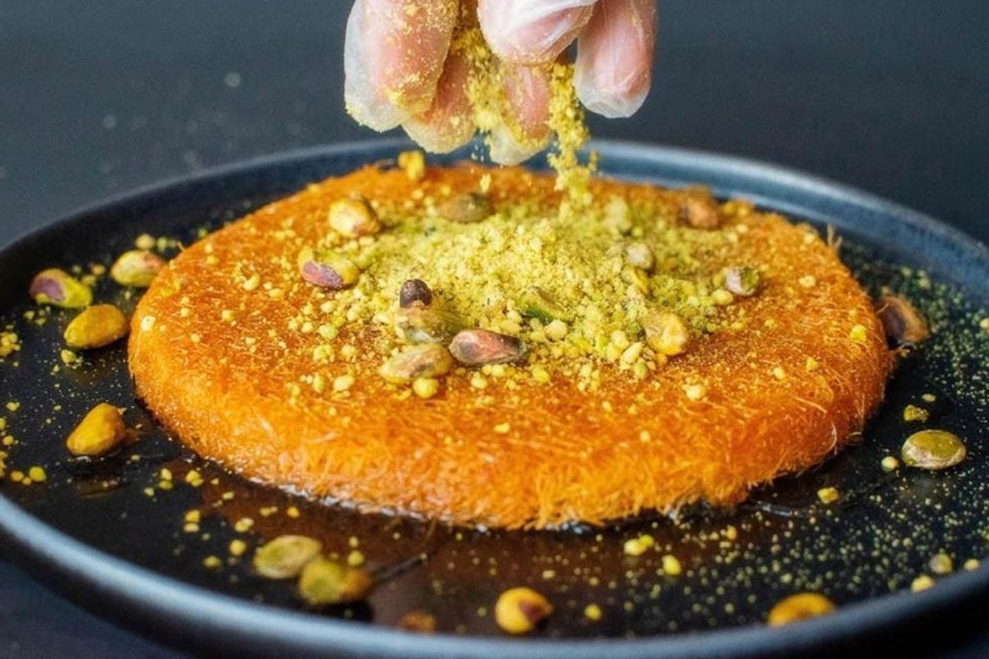 كنافة خشنة بالجبنة