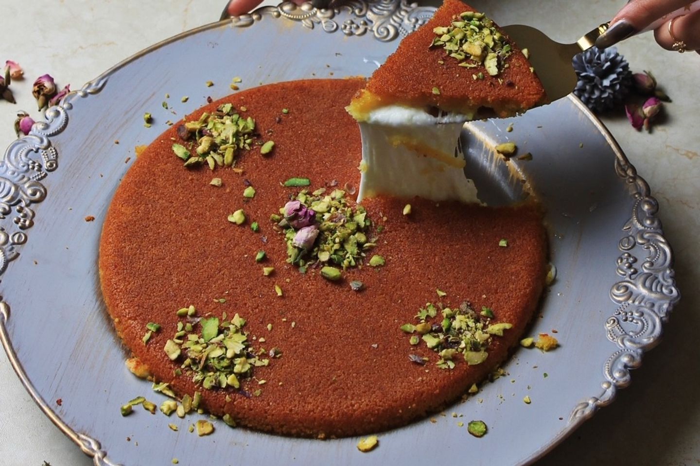 كنافة ناعمة نابلسية بالجبنة