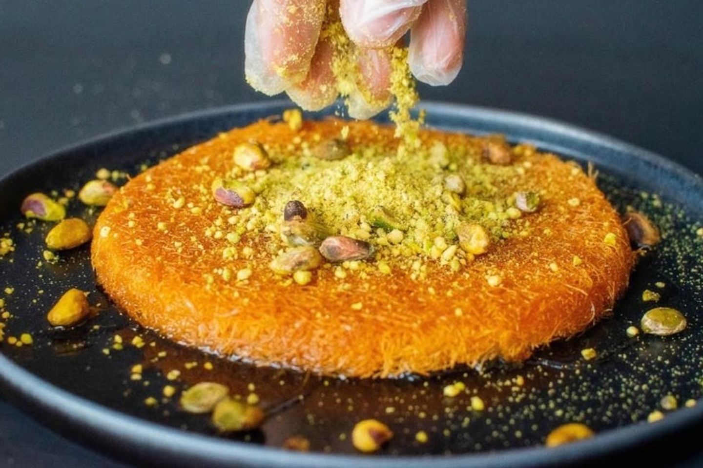 كنافة خشنة بالجبنة