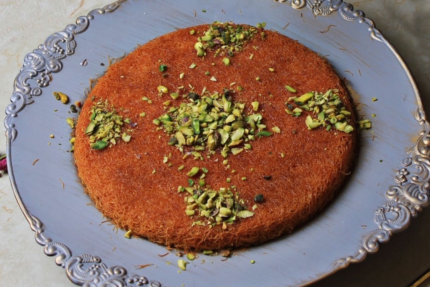كنافة ناعمة نابلسية بالقشطة
