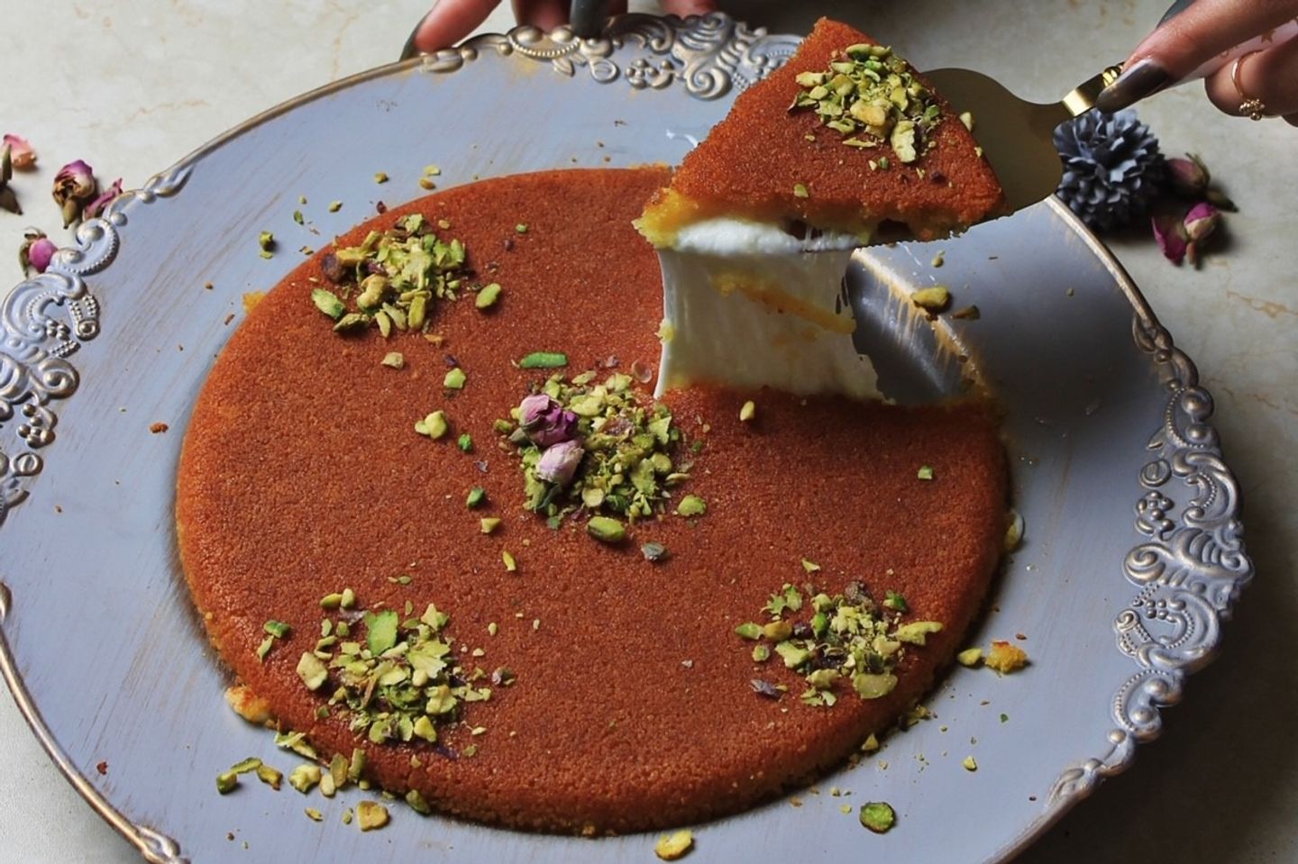 كنافة ناعمة نابلسية بالجبنة