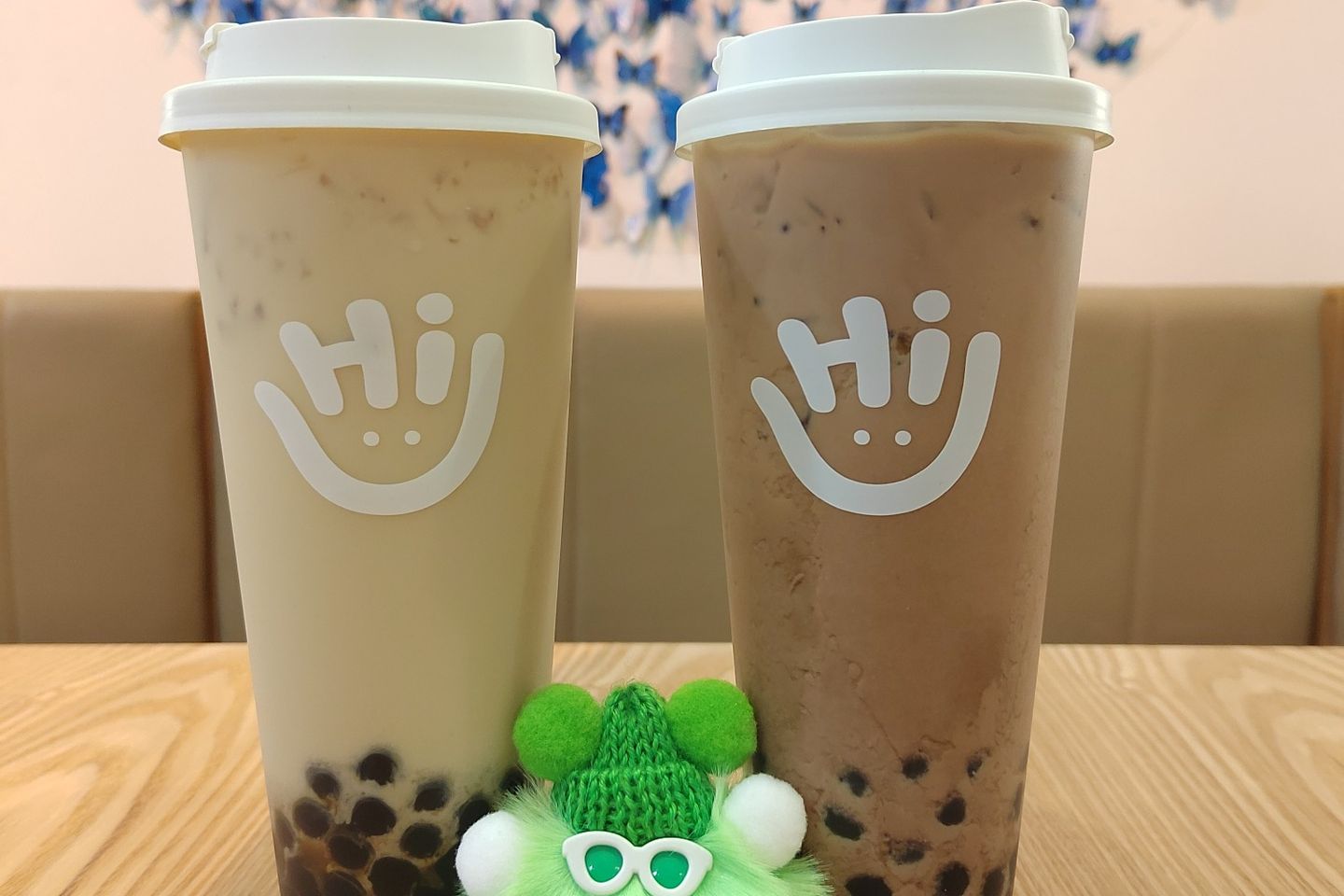 Chocolate Boba + Boba Milk Tea