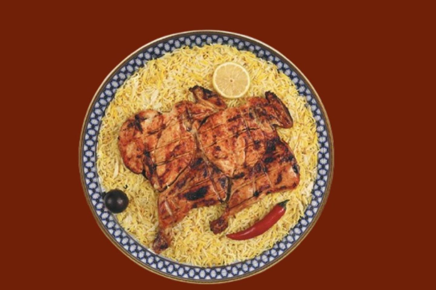حبة دجاج على فحم