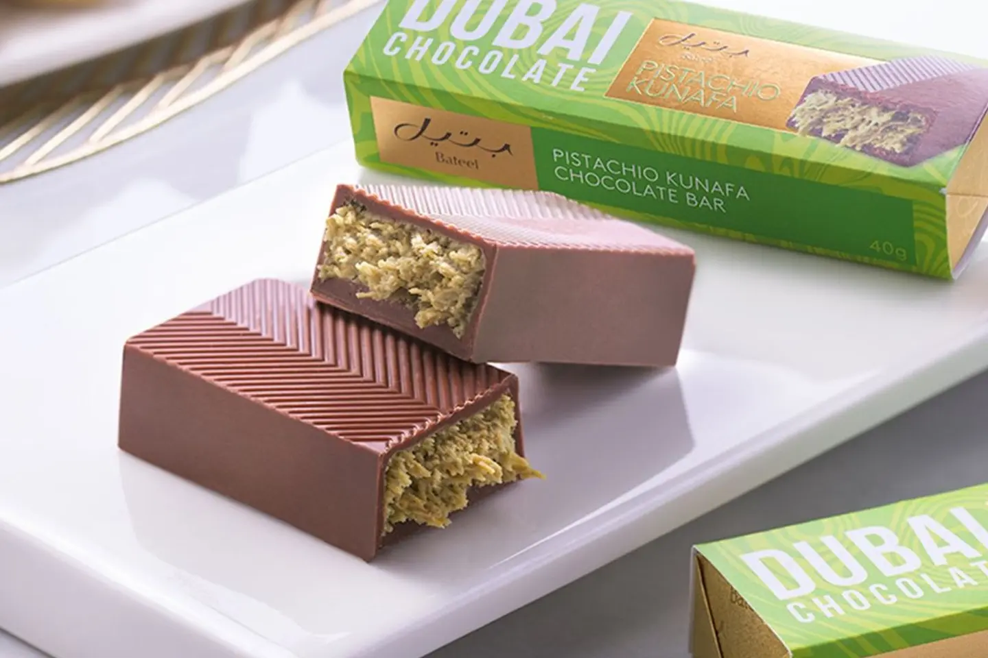 Dubai Chocolate Pistachio Kunafa