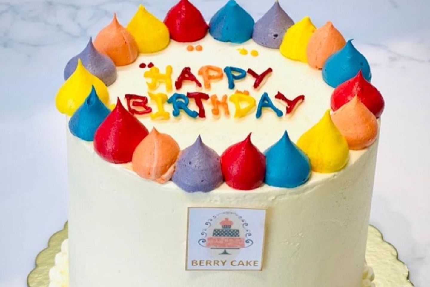 Colours Birthday Cake