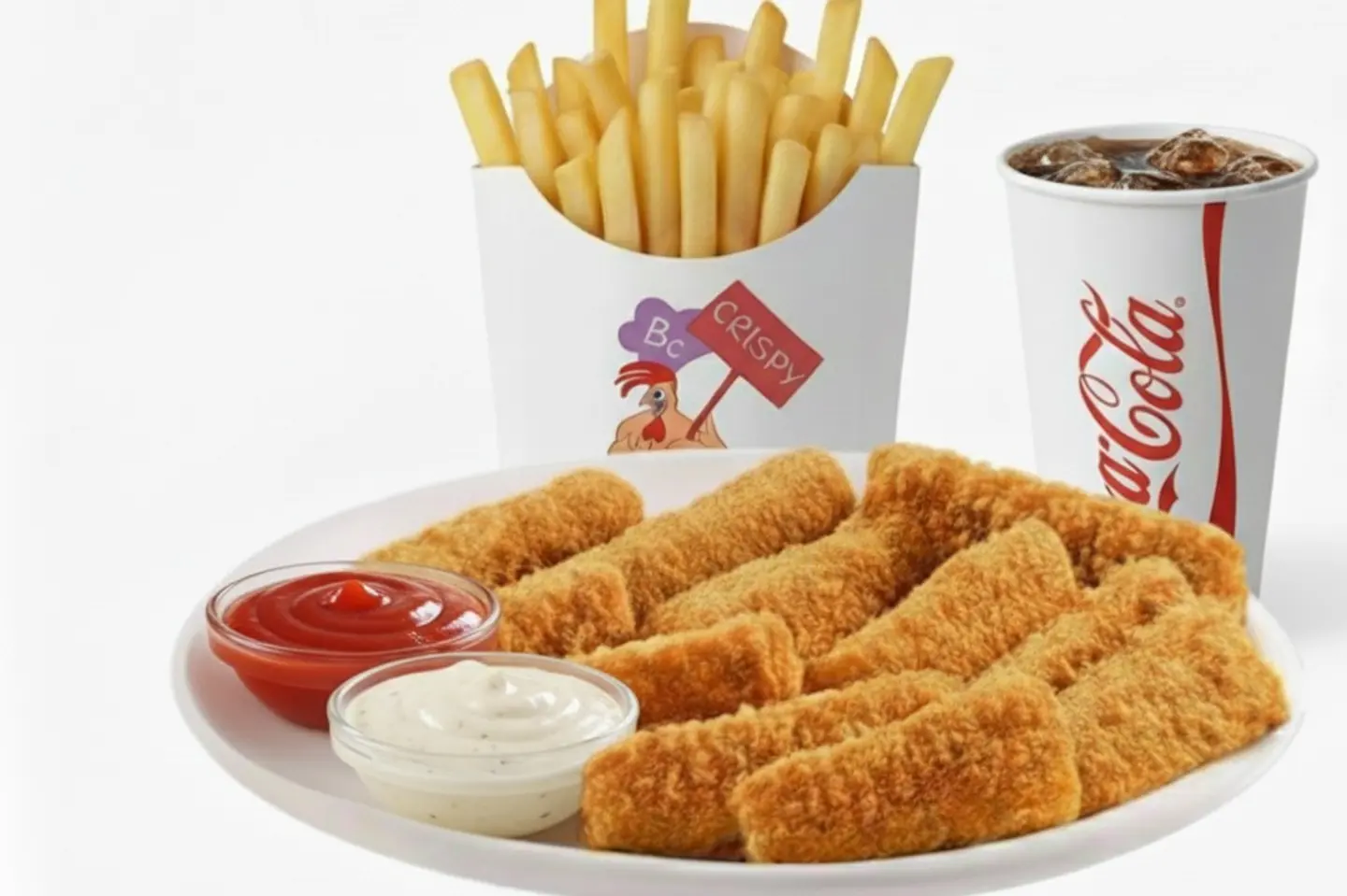 وجبة اصابع الدجاج 10 قطع