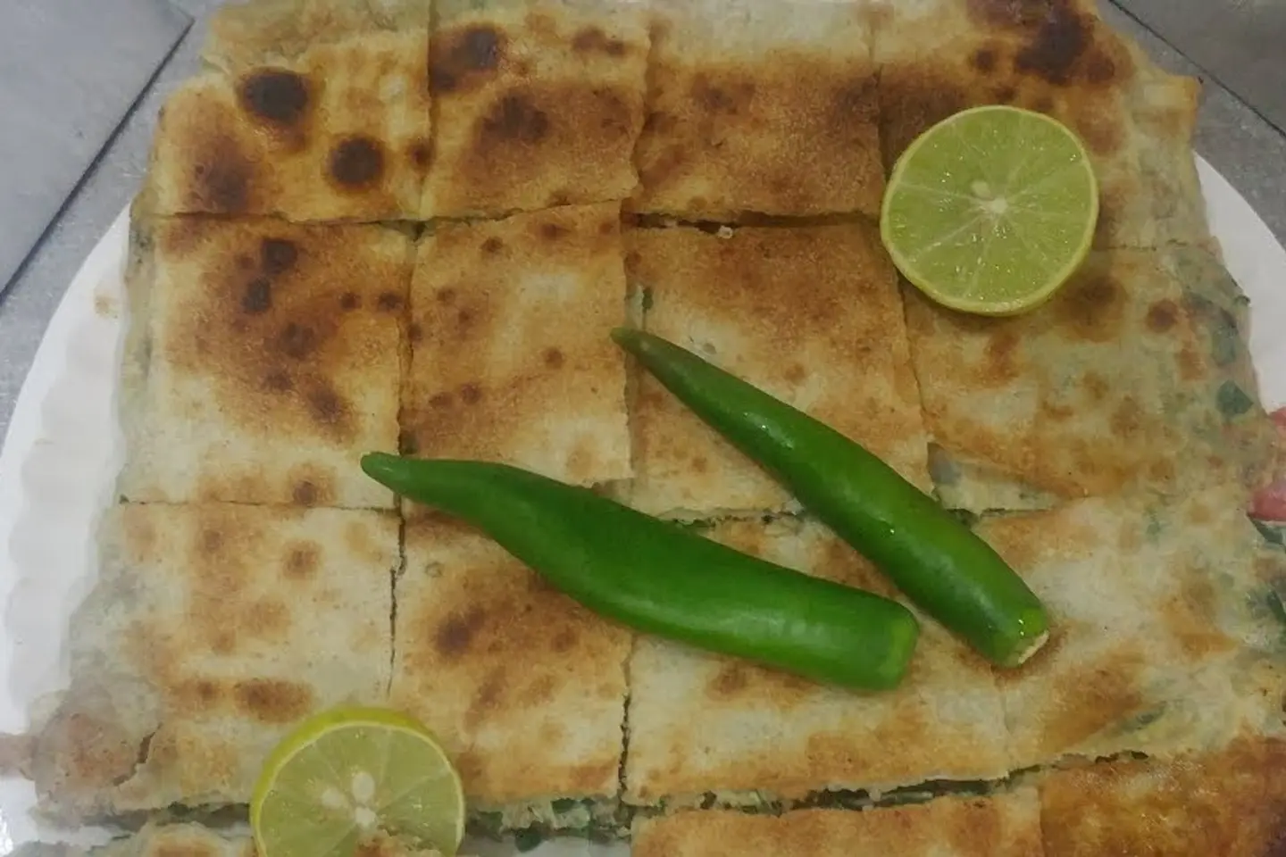 Mutabbak Vegetables With Cheese