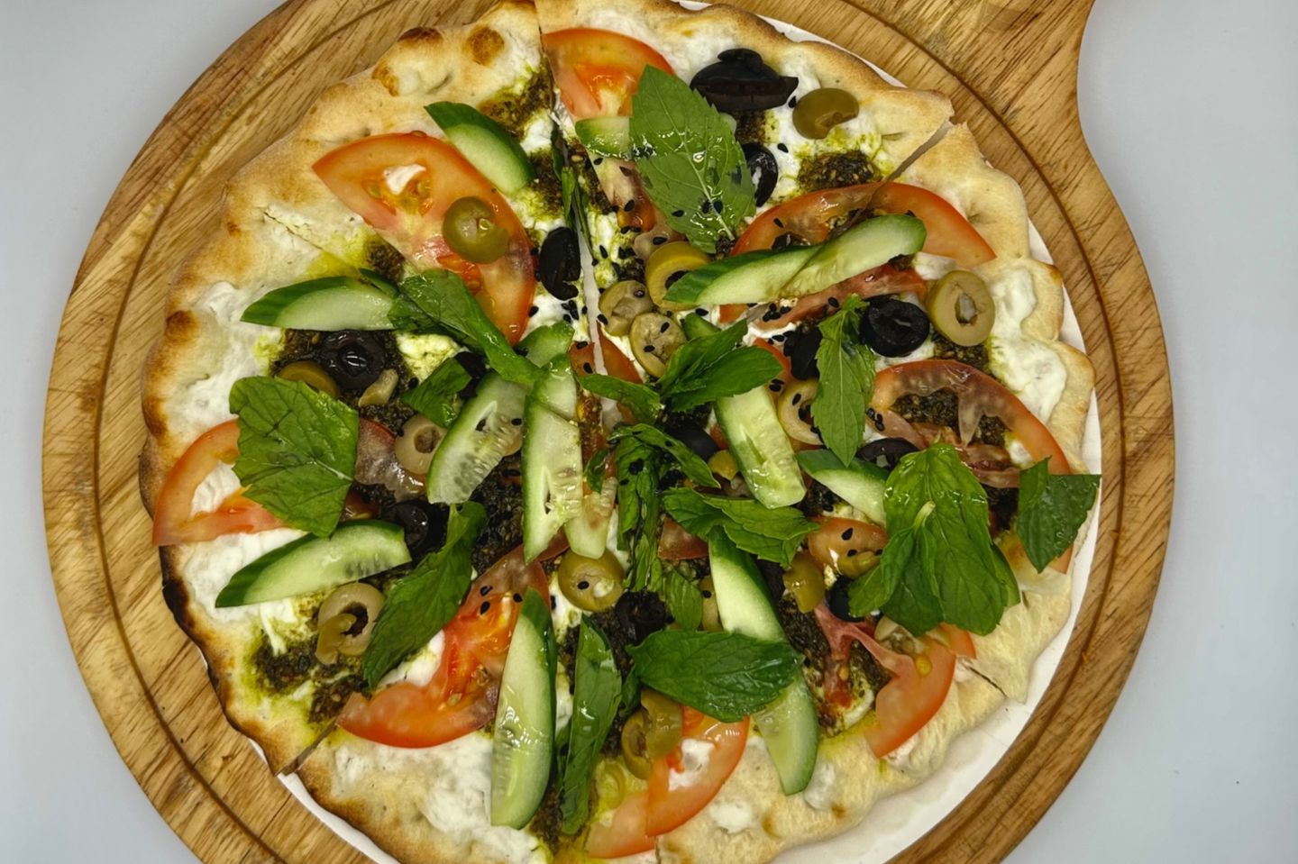 فطيرة لبنة وخضار