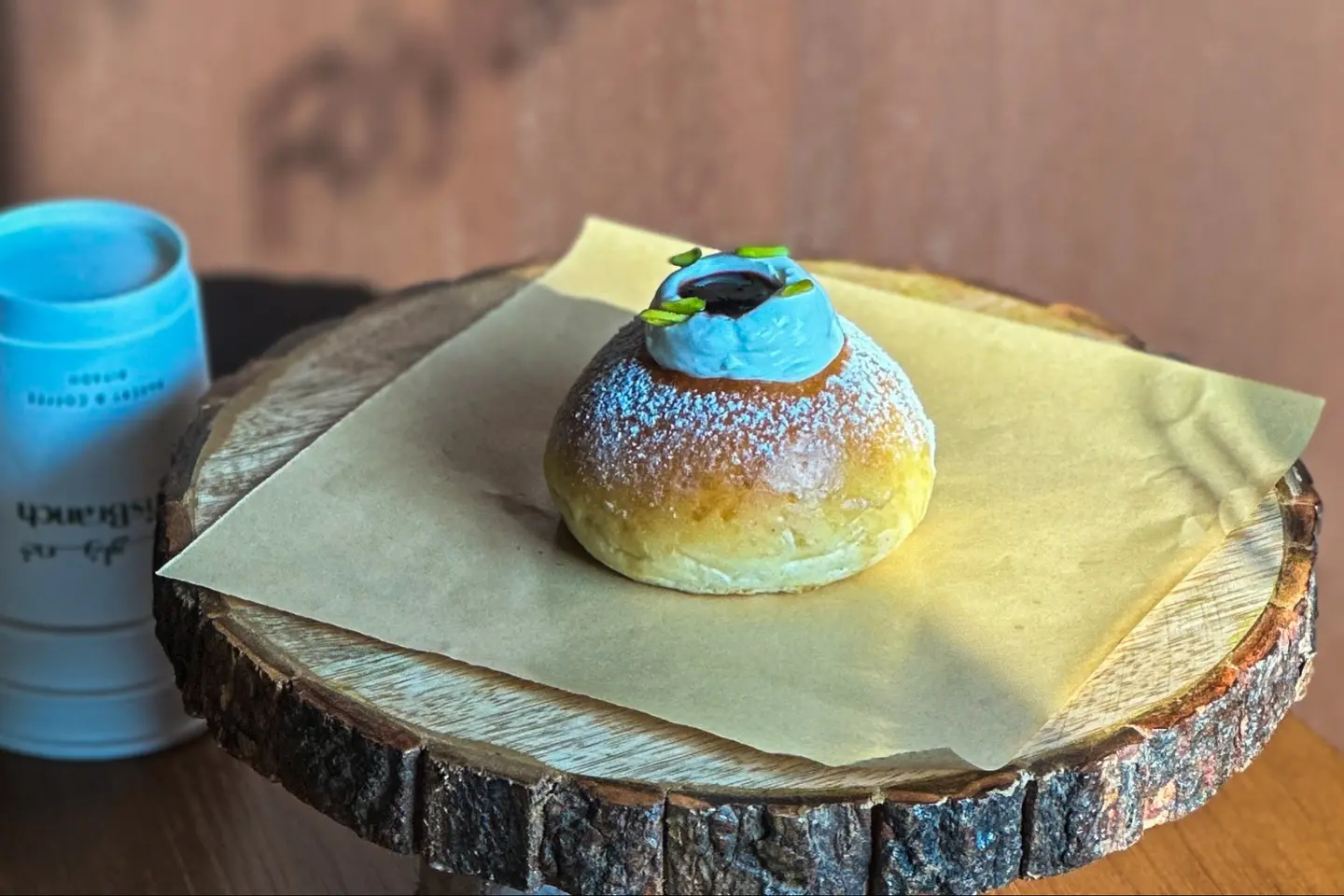 Labneh Sandwich With Cherry