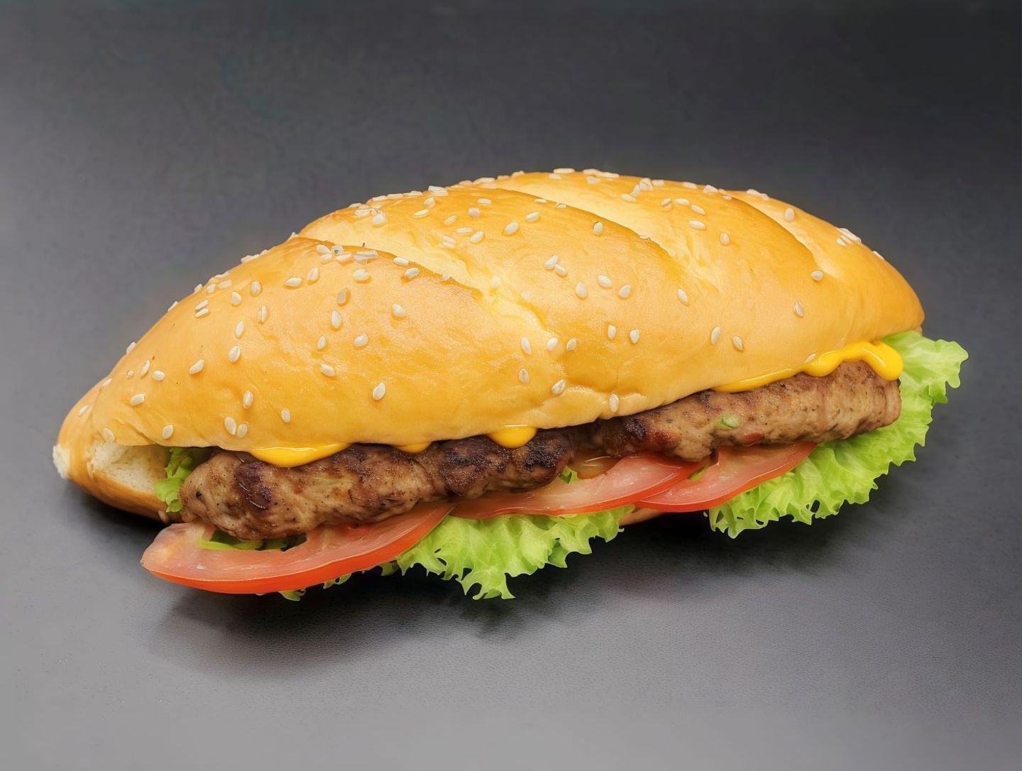 لوف بريوش ساندوتش كباب دجاج مع الجبنه
