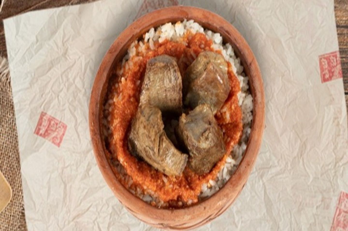 فتة باللحم