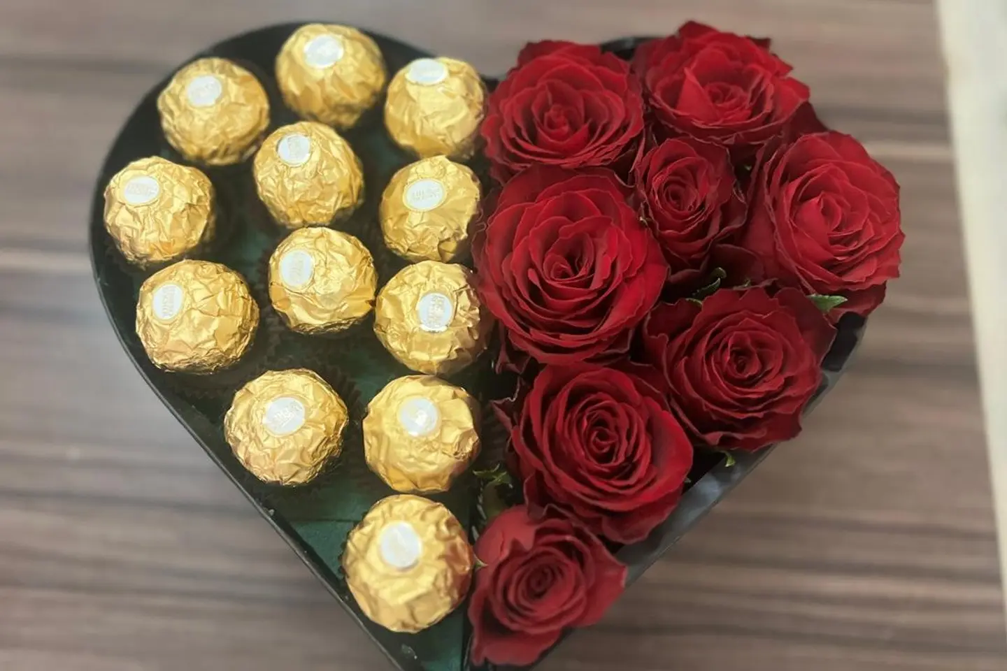 زهرة الحب بالشوكلاتة