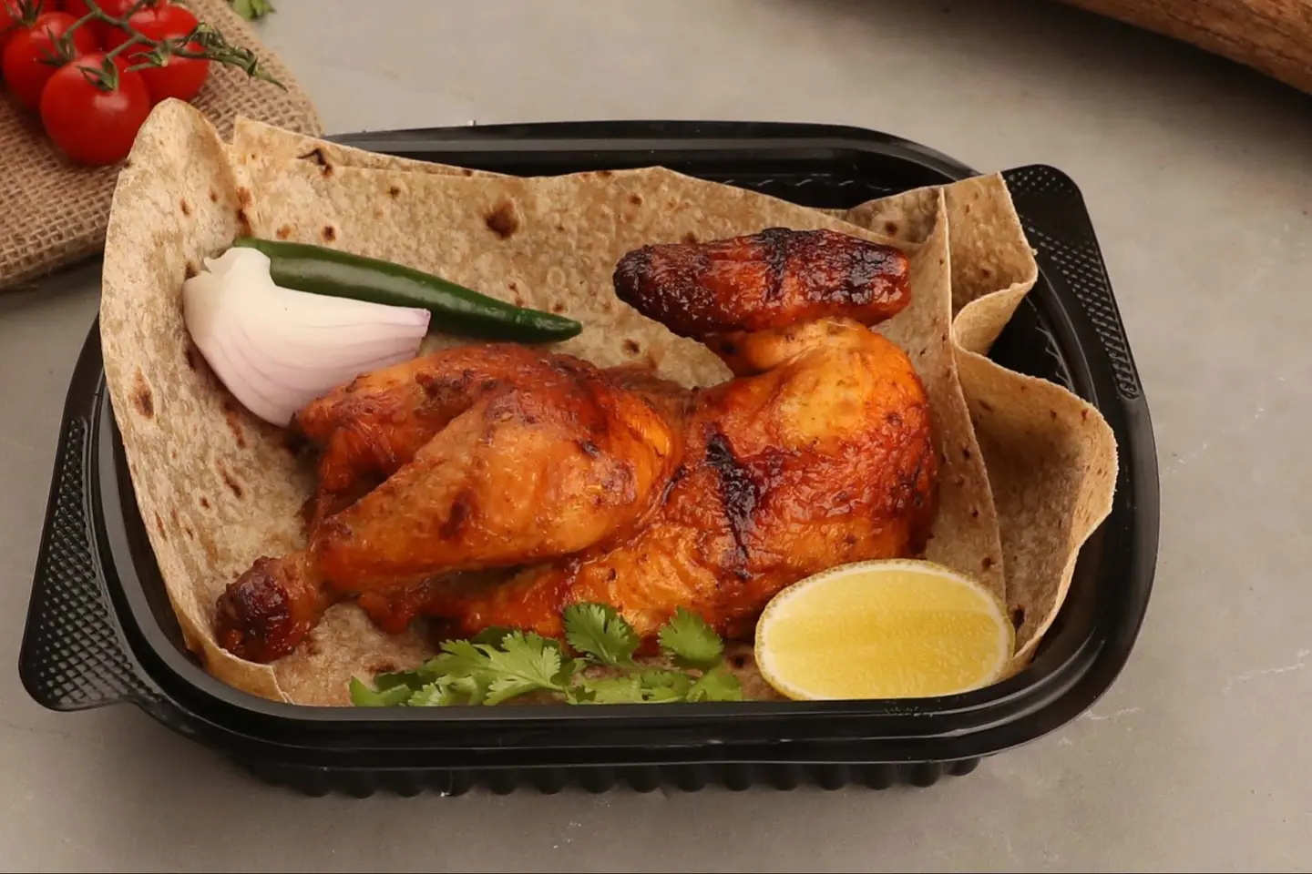 Grilled Spiced Half Chicken
