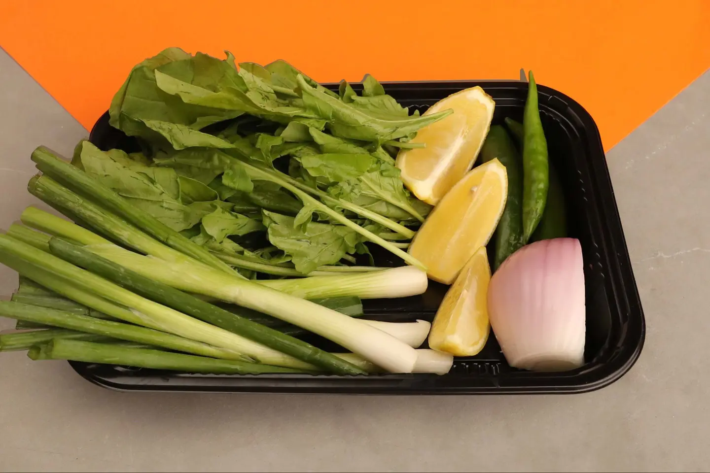 Mixed Leaves And Veg Platter