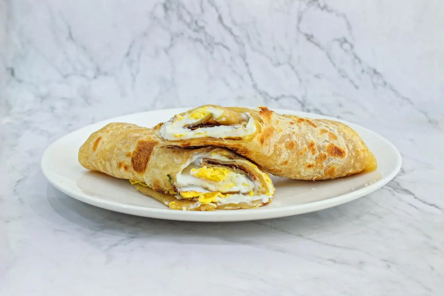 Fried Eggs Saj Bread