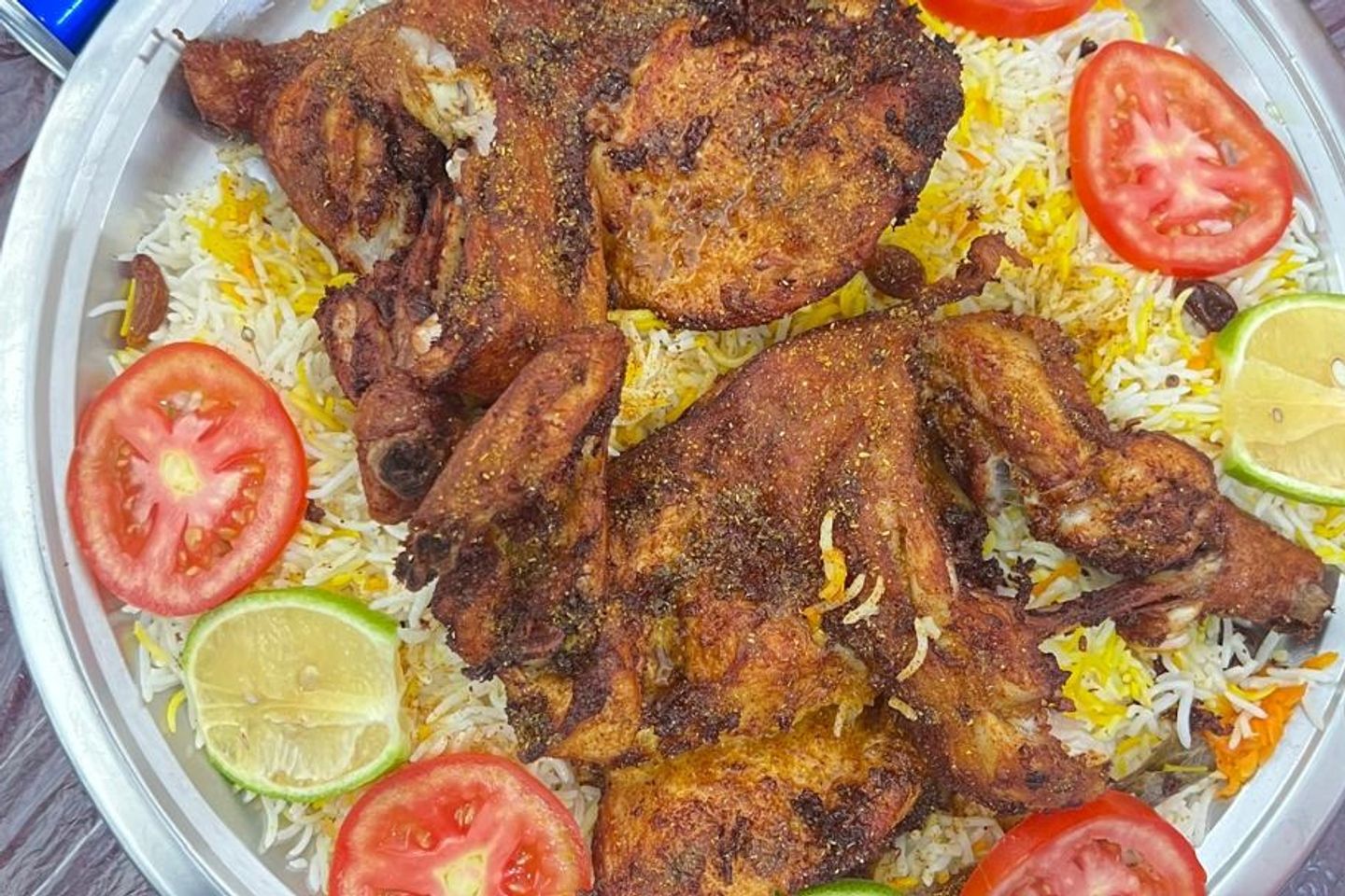 نصف حبة دجاج مقلي