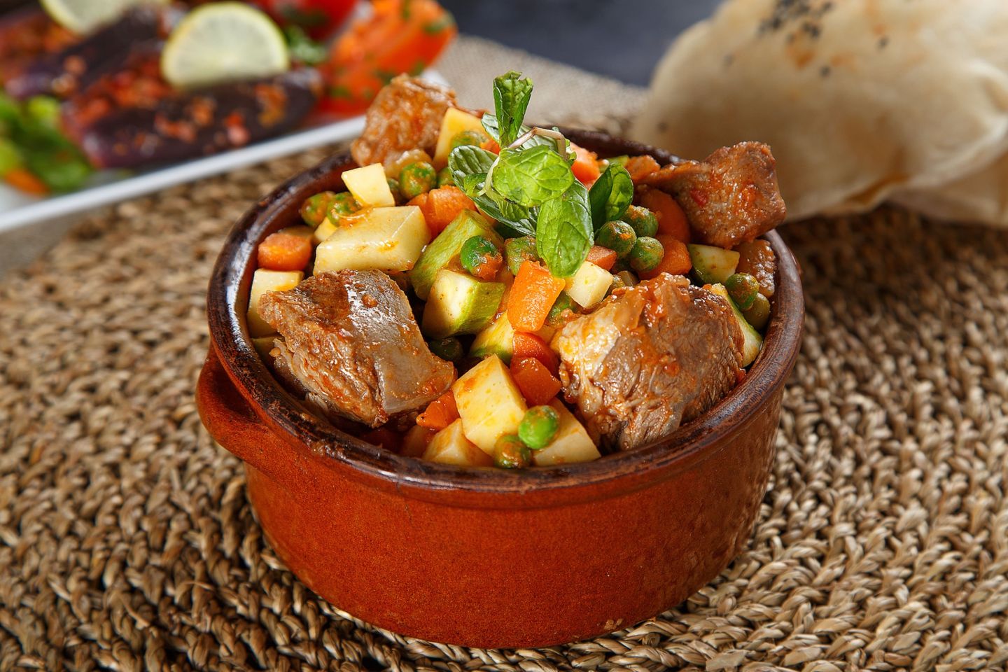 Mix Vegetables With Lamb Meat Tajen
