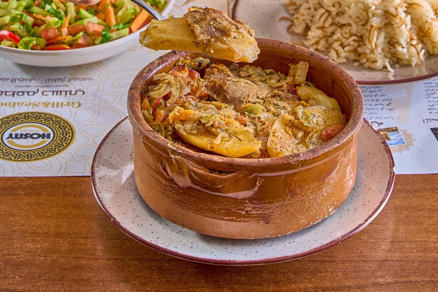 Meat Paper With Potato