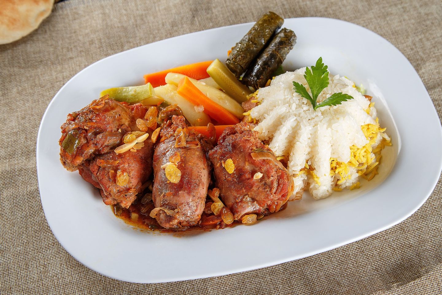 Veal Shanks With Fattah