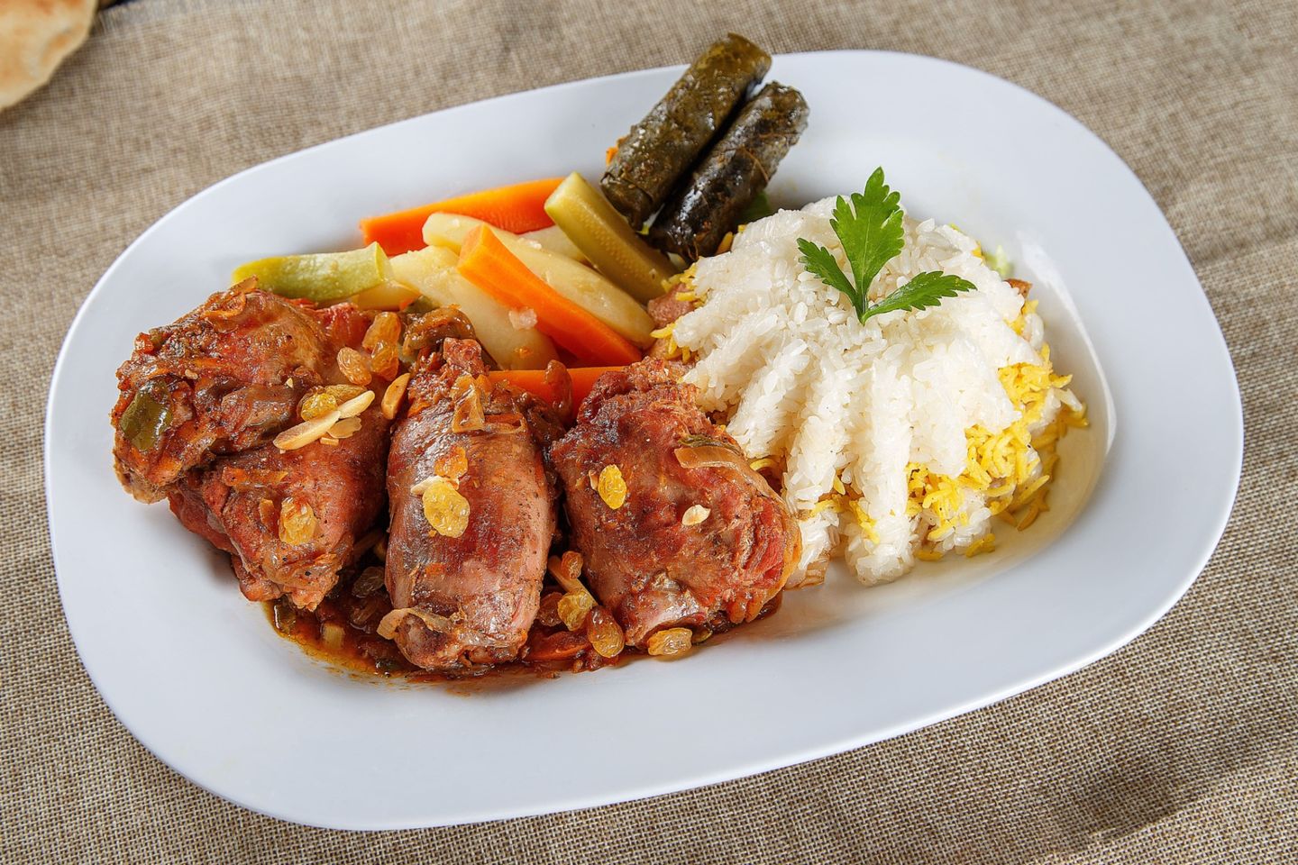 Veal Shanks With Rice With Mixer