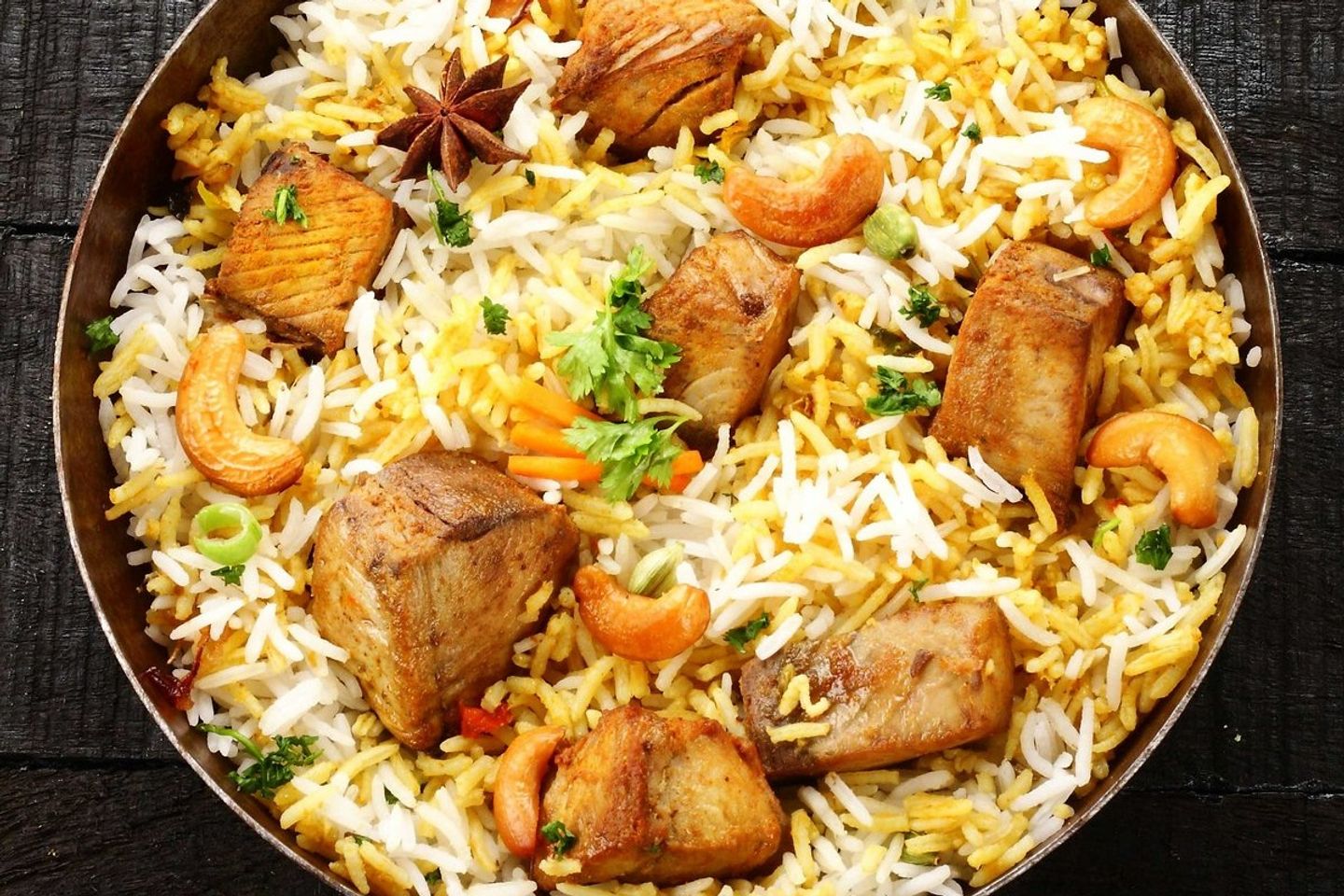 برياني سمك