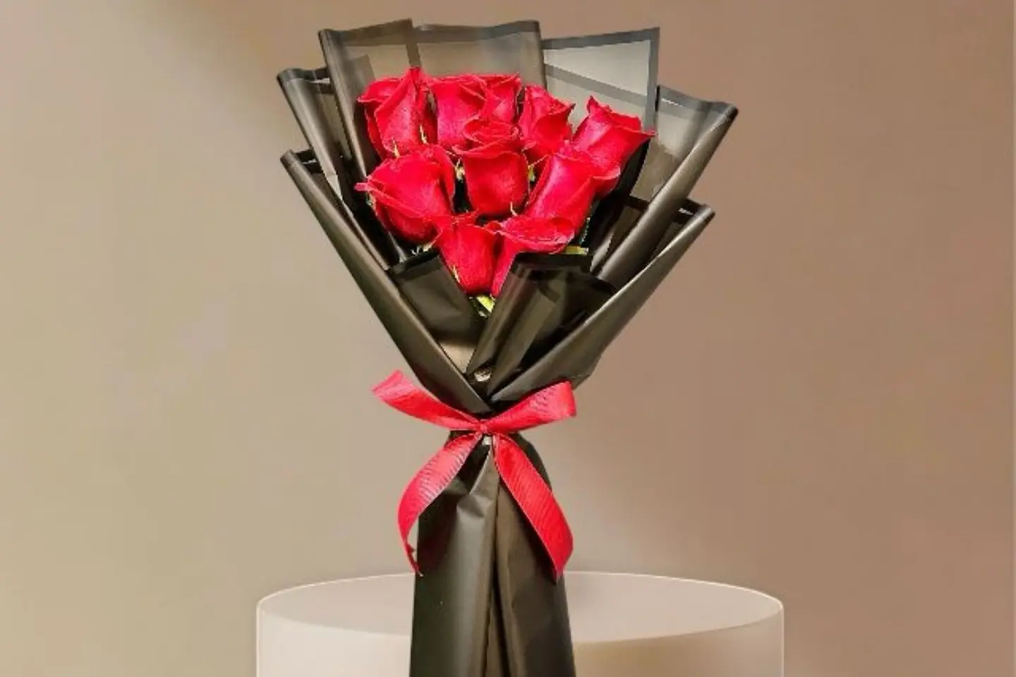 يوم الحب-باقه جوري احمر مميزه