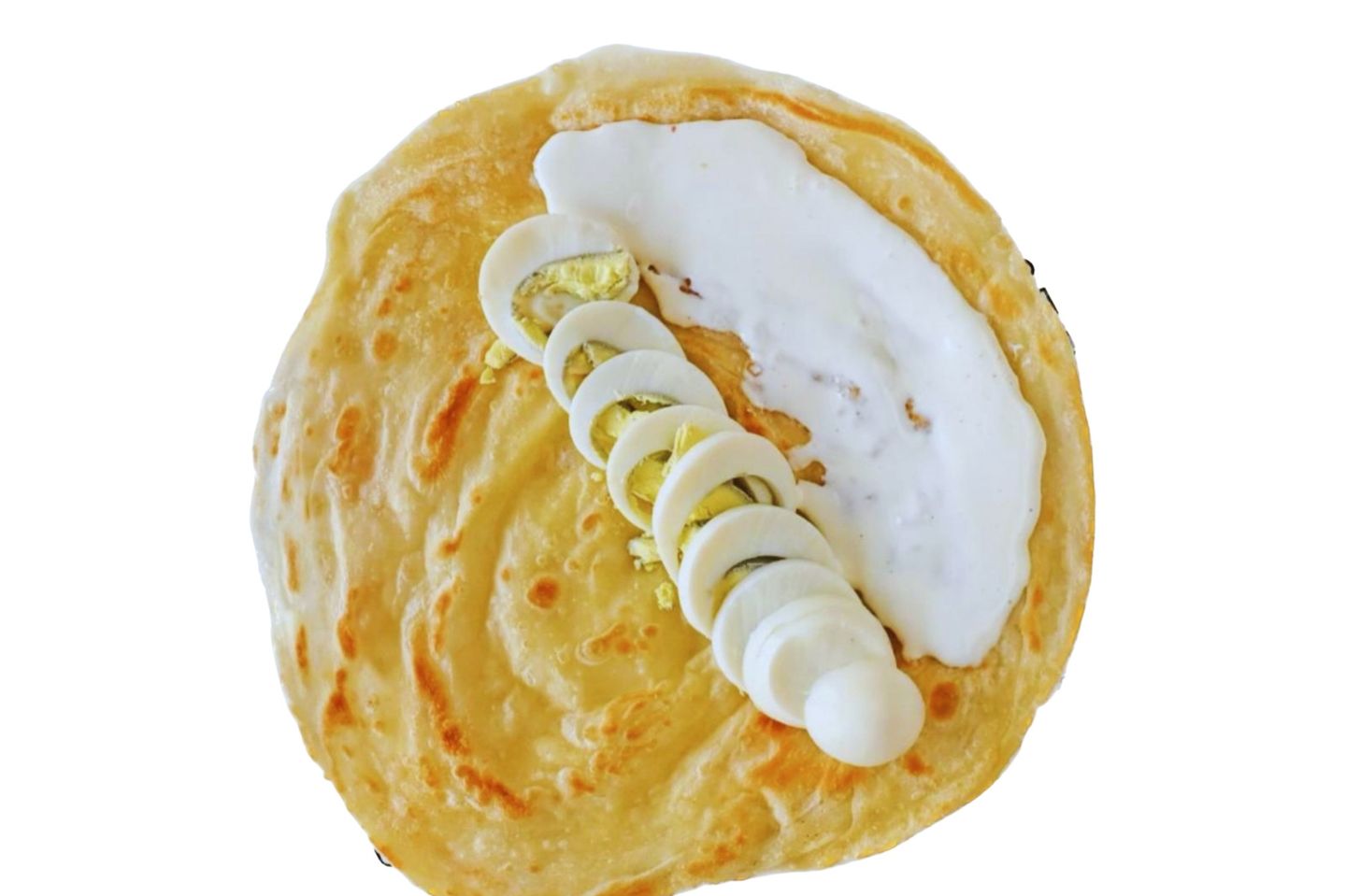 بيض مسلوق بالجبن