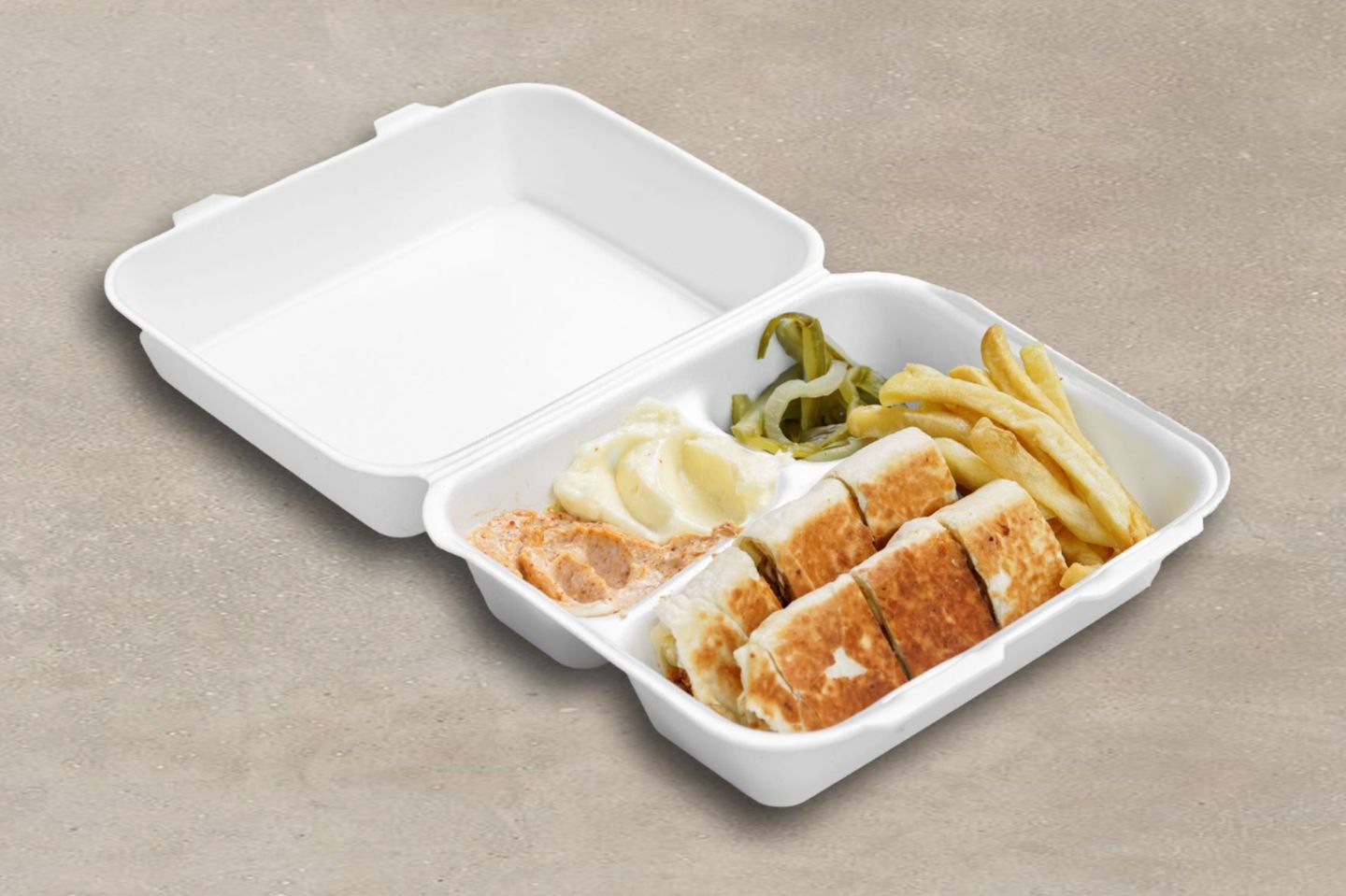 شاورما عربي صغير بالجبن ٦ قطع