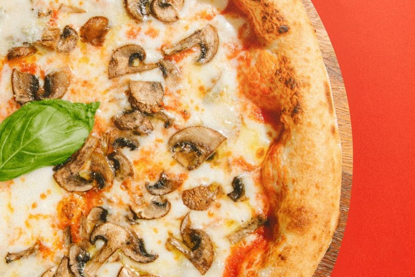 Mushroom And Gorgonzola Pizza