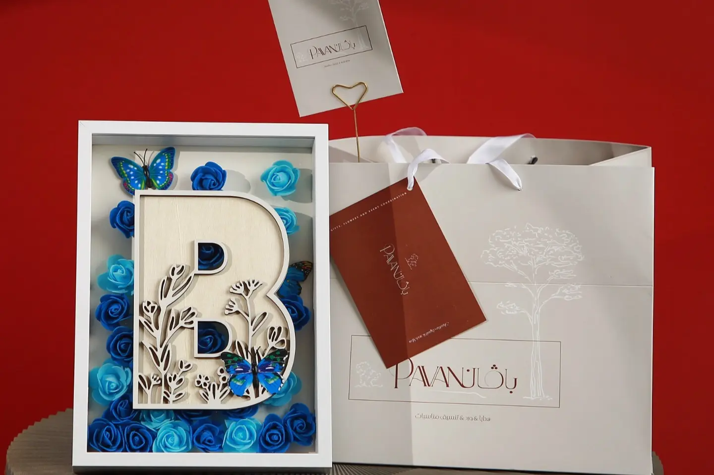 Rose Letter   Blue