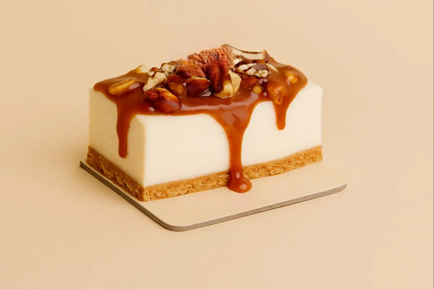 قطعة تشيز كيك كراميلا
