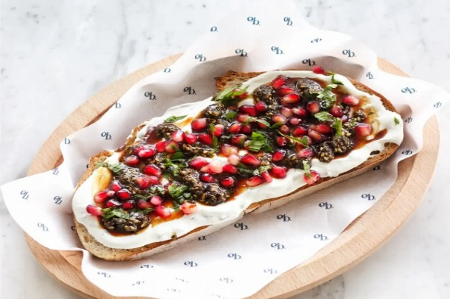 Labneh Zaatar Sandwich