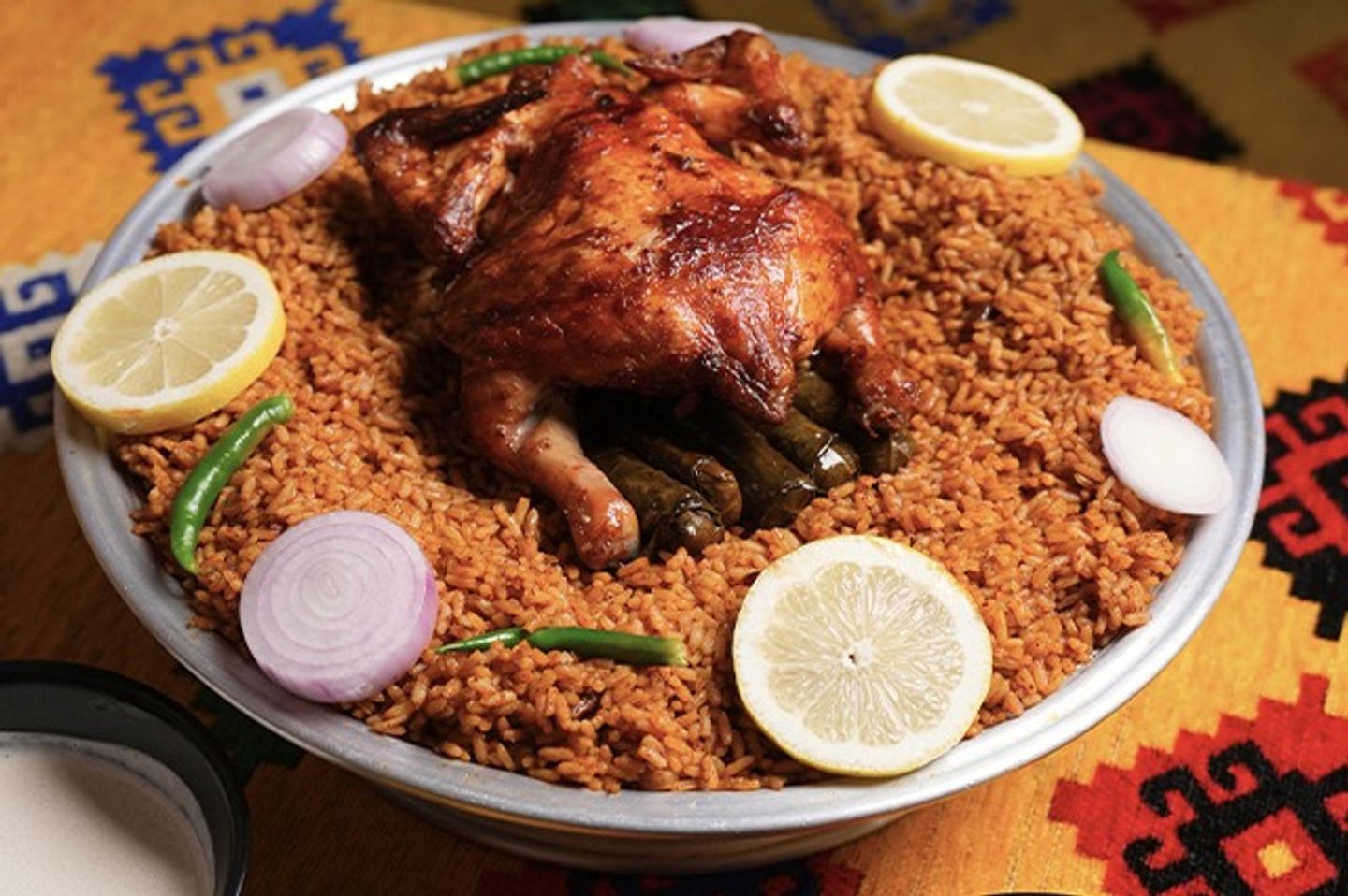 حبة شواية كاملة محشية ورق عنب