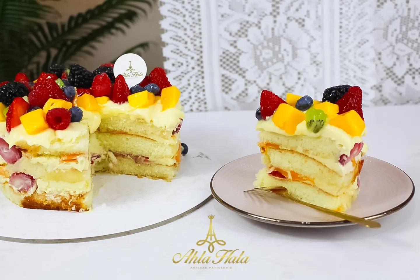 Fruit Cream Pastry Cake