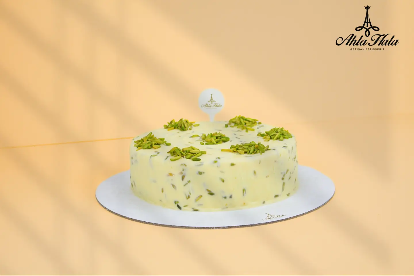 كعكة بودنغ الفستق