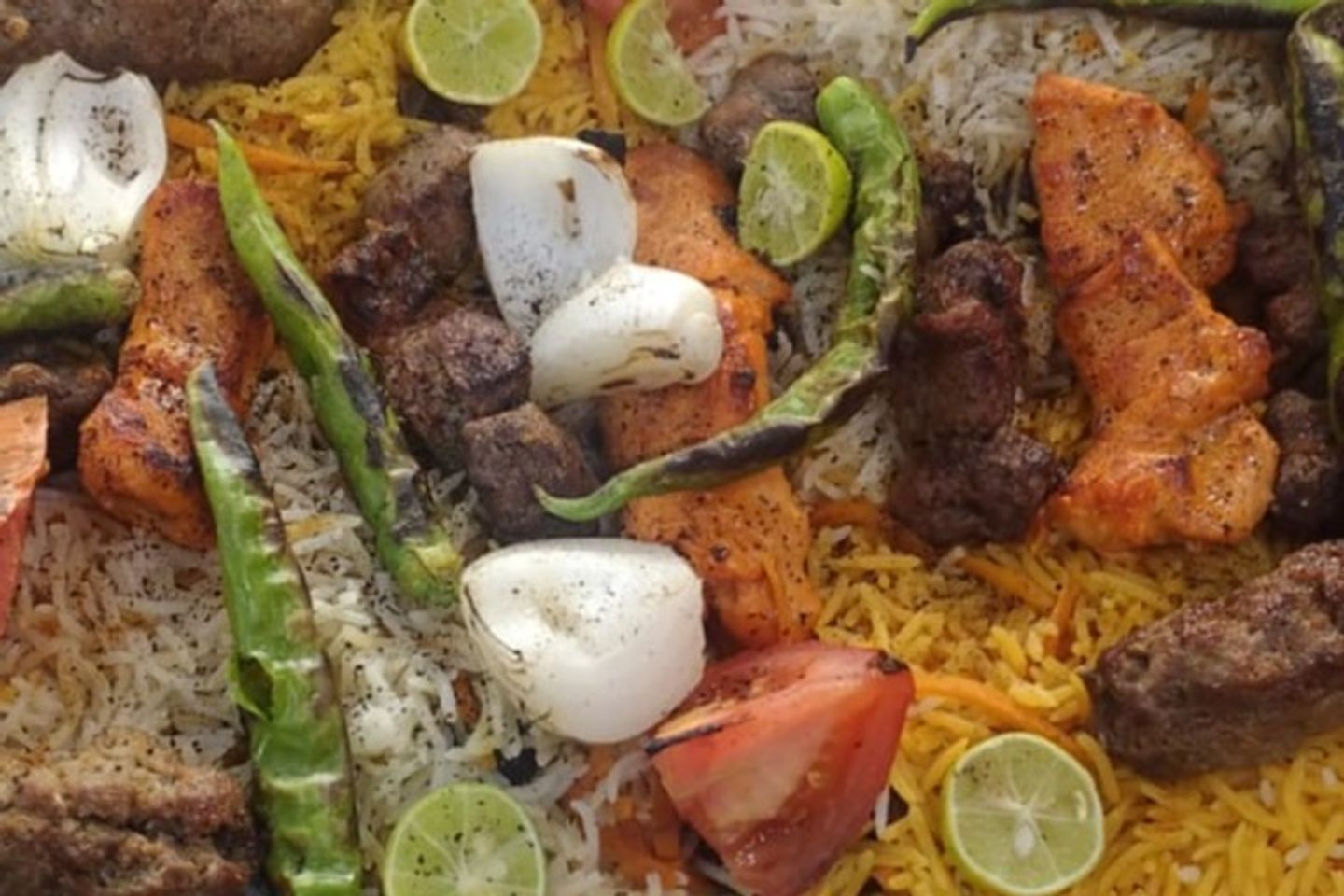 Tasty Mixed Grills With Rice For 2 Persons