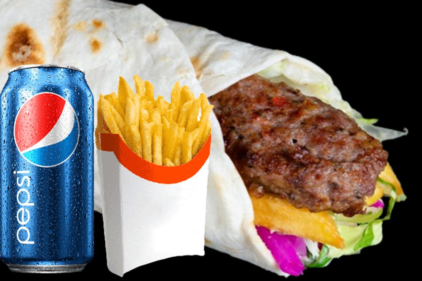 وجبة كباب لحم