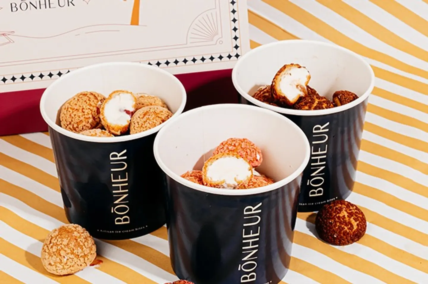 Profiterole Ice Cream Bites Box