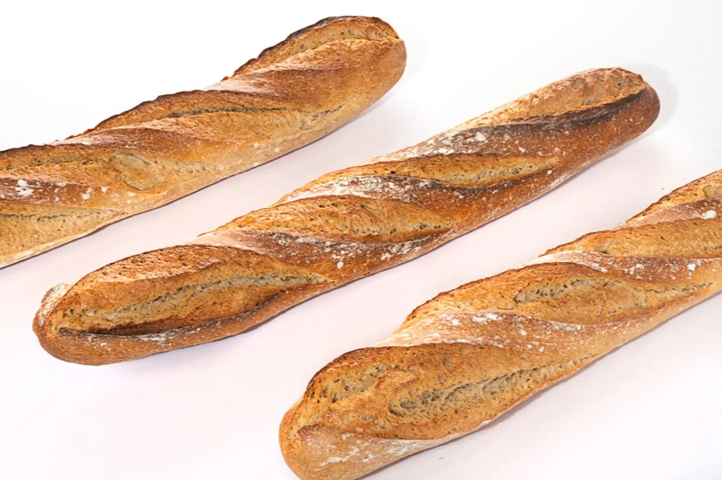 Mixed Baguette With Natural Yeast 1pc
