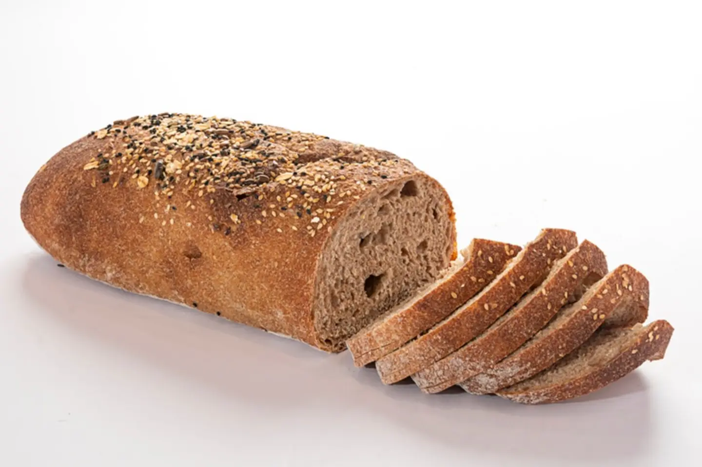 Village Sourdough With Flattened Grains