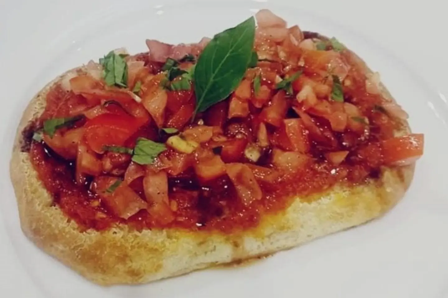 Freshly Baked Tomato Bruschetta