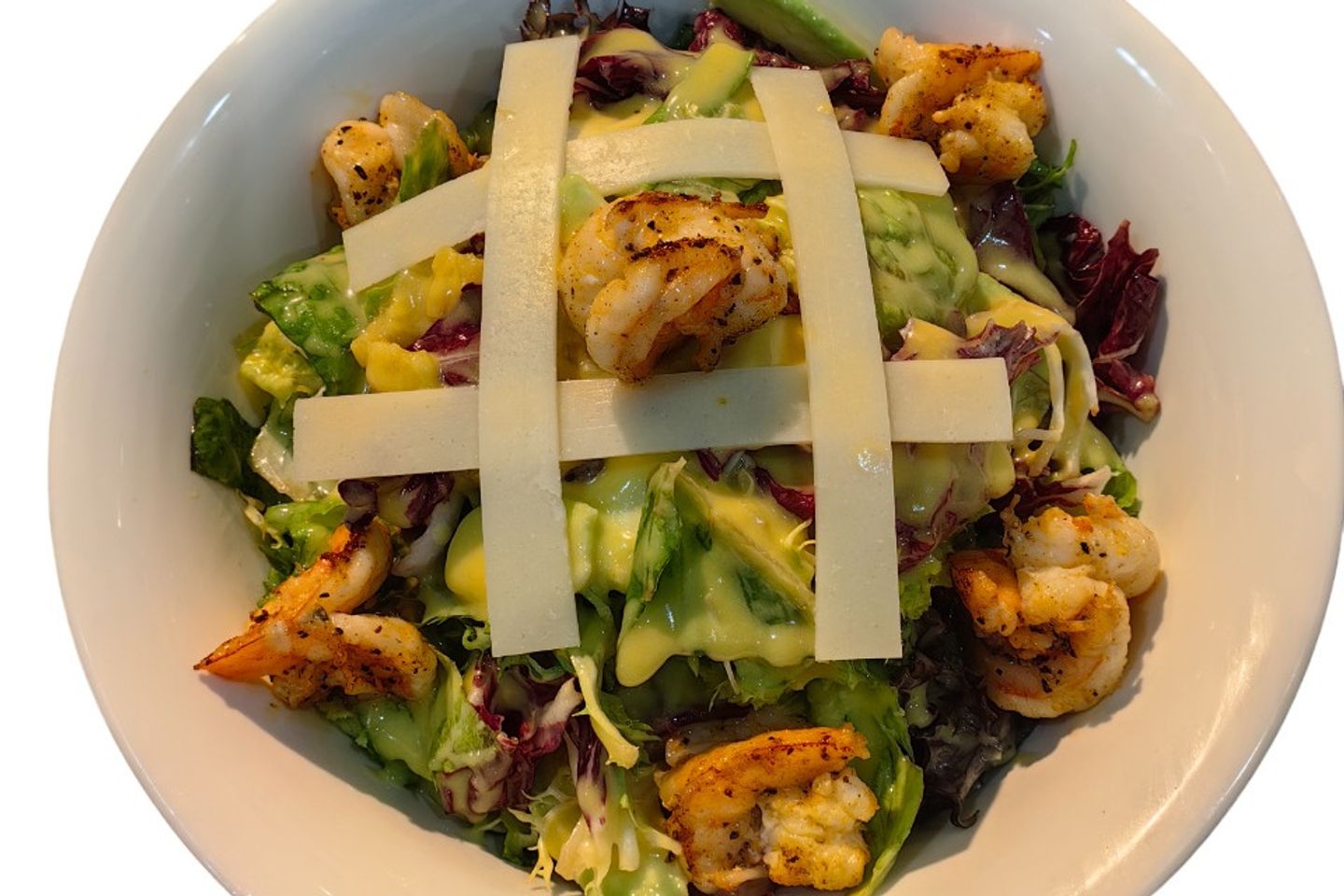 Olio Avocado With Shrimp Salad