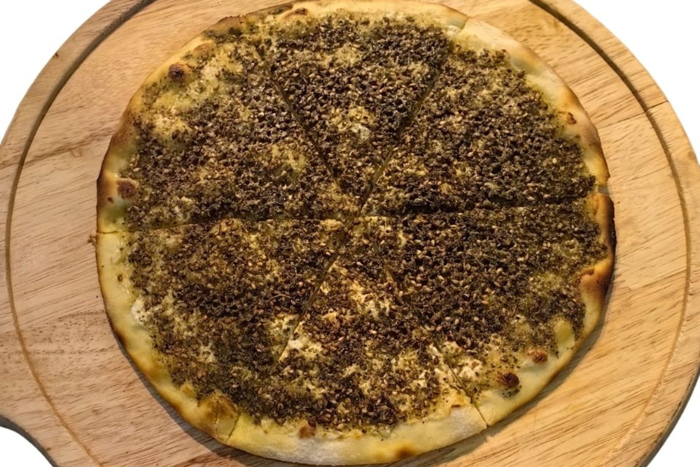 Calzone Manakish With Zatar And Lebna