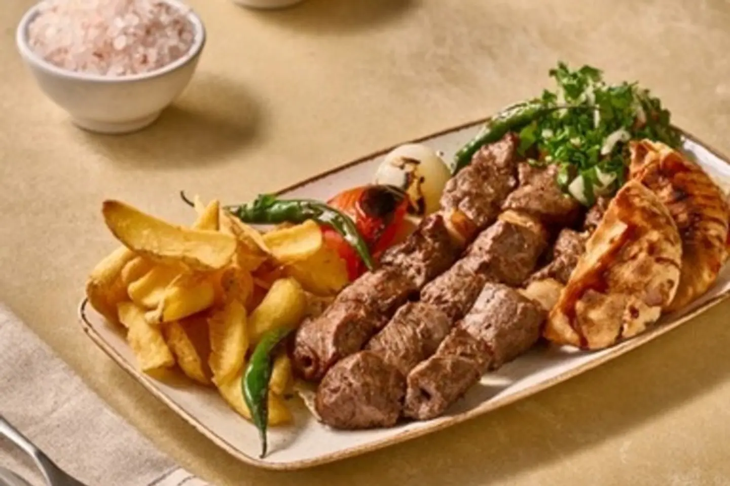 Grilled Meat Cubes