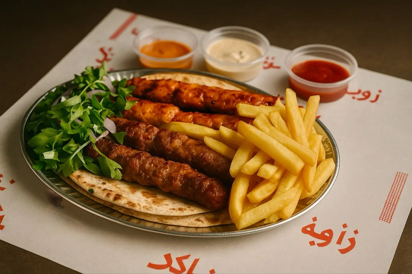 ربع كيلو مشكل مشاوي