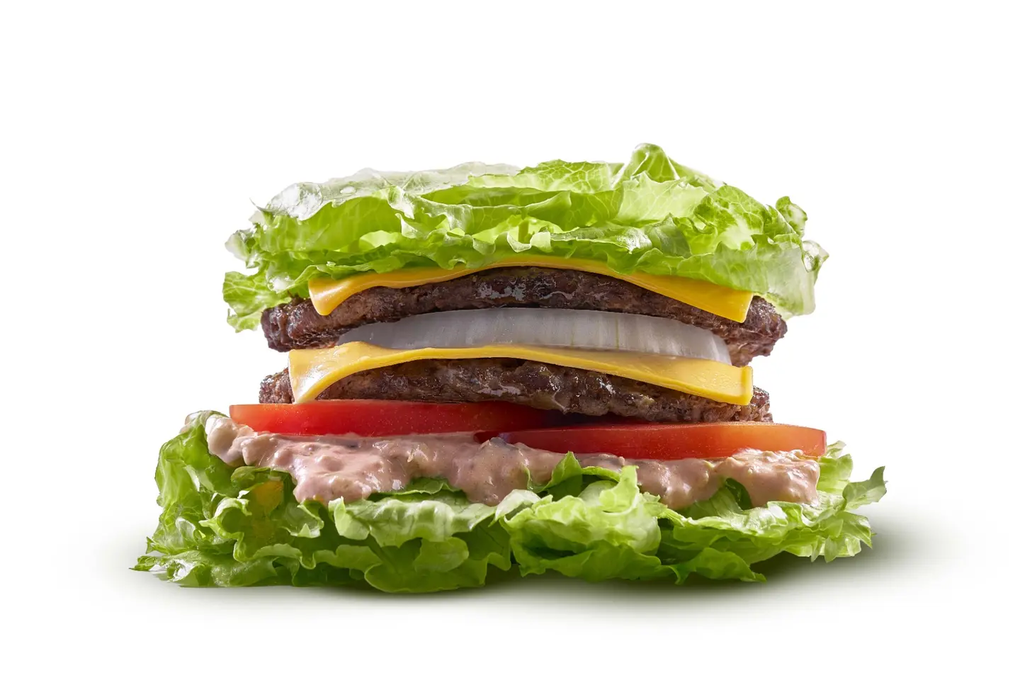 Lettuce Burger Wrap