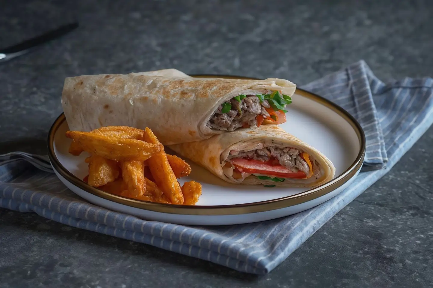 Beef Shawarma Wrap