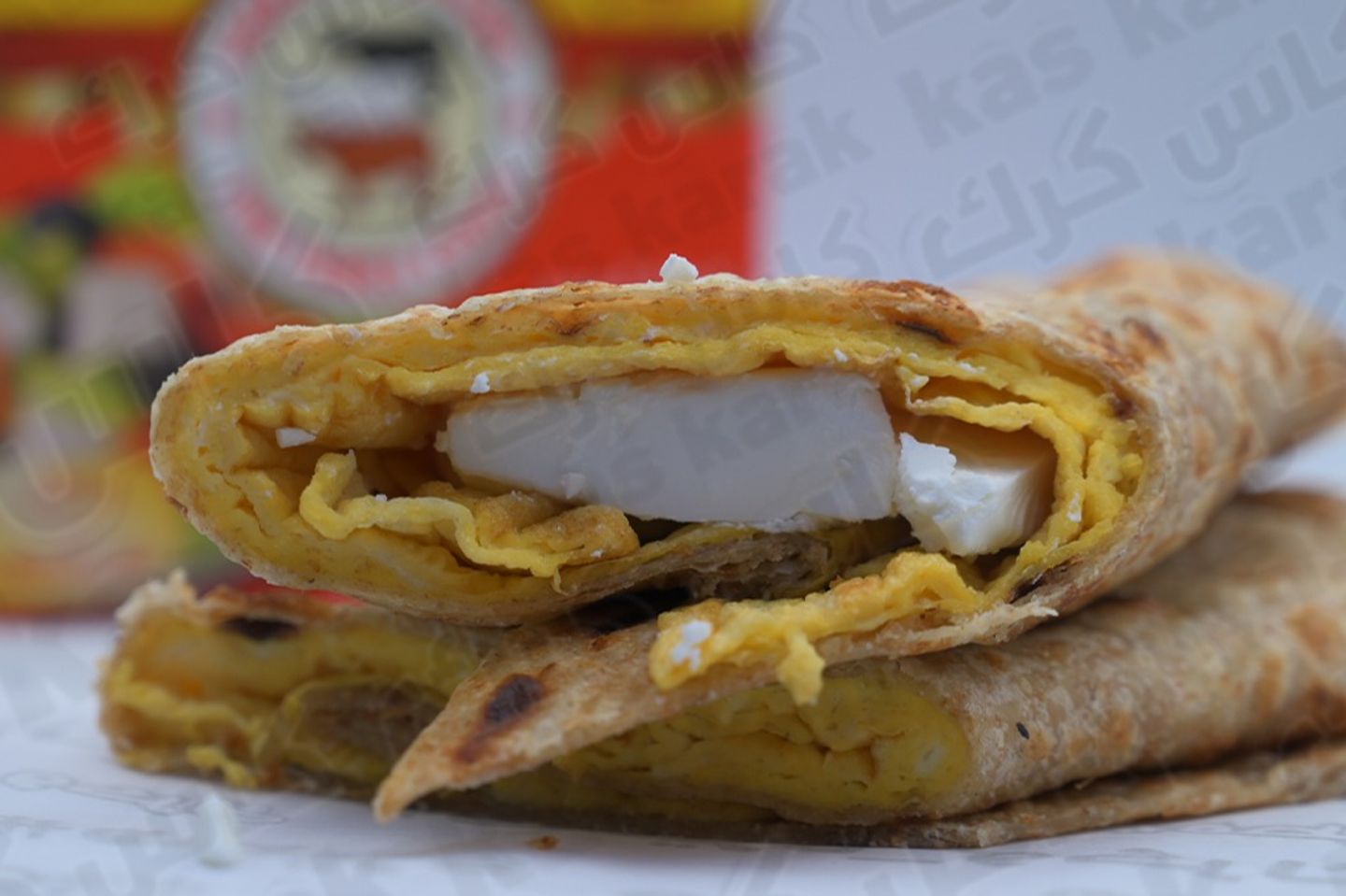 فطيرة بيض بالجبنة البيضاء